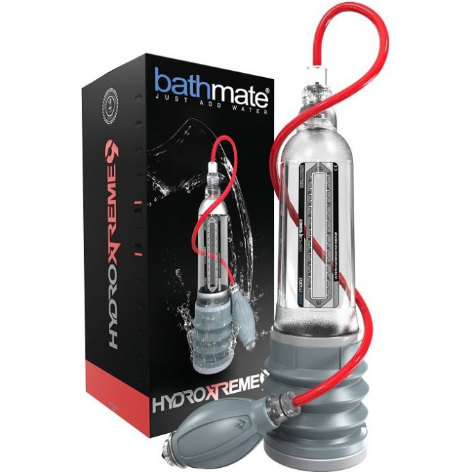 Гидропомпа BATHMATE HydroXtreme9, прозрачная BM-HX9-CC
